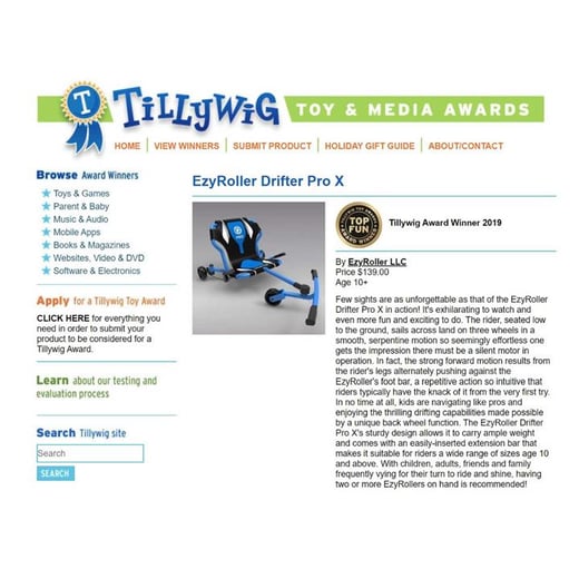 EzyRoller Drifter Pro X For Ages 10-110 - Lime Green Ezyroller