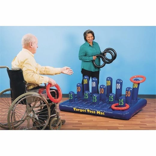 Jumbo Inflatable Arcade Style Target Ring Toss. SS Worldwide