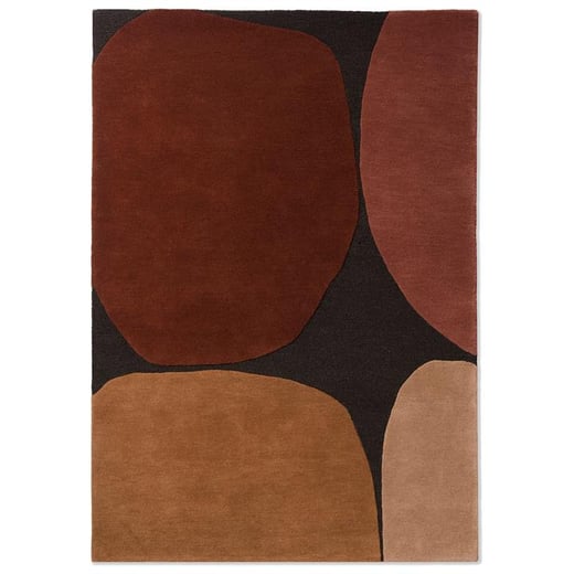 Brink & Campman Decor Plateau Hand Tufted Designer Wool Rug, 200x140cm, Terracotta Brink & Campman