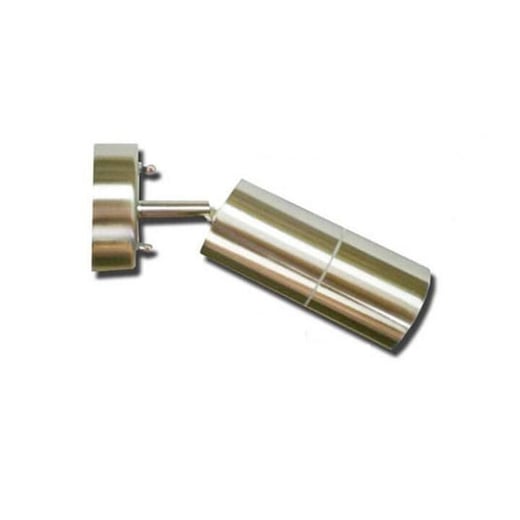 Geneva IP65 Exterior Single Adjustable Wall Light, GU10, Stainless Steel 3A Lighting