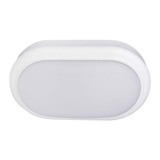 Jay IP65 Exterior LED Bunker Wall Light, Oval, CCT, White 3A Lighting