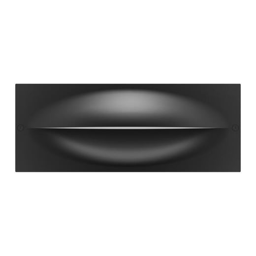 Louis IP65 Exterior Recessed LED Wall / Step Light, Style A, CCT, Black 3A Lighting