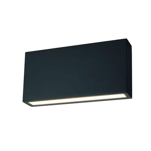 Modus IP54 Indoor / Outdoor Up / Down LED Wall Light, 10W, CCT, Matt Black Martec