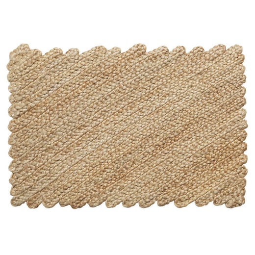 Paloma Rectangular Jute Placemat, Pack of 4 Canvas+Sasson