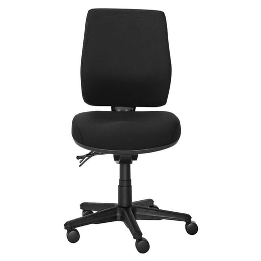 Buro Roma Fabric Office Chair, High Back, Black Buro Seating