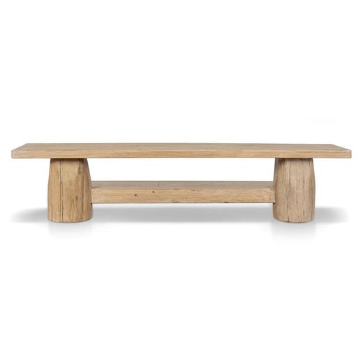 Fosin Elm Timber Dining Bench, 200cm Conception Living