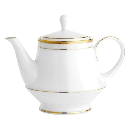 Noritake Hampshire Gold Fine China Teapot Noritake