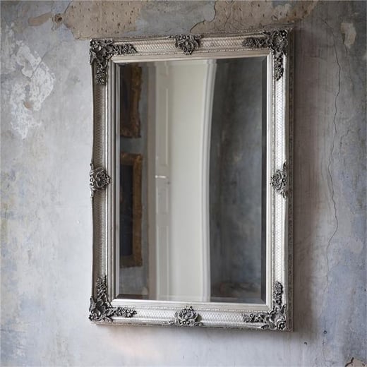 Arley Wall Mirror, 110cm, Silver Casa Bella