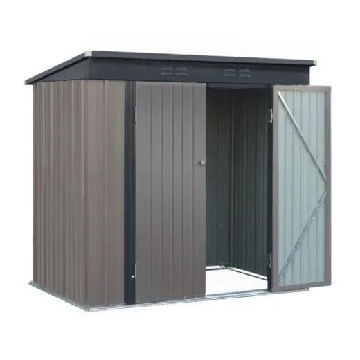 Giantz Garden Shed 1.95x1.31M Sheds Outdoor Storage Steel Workshop House Tool Double Door Giantz