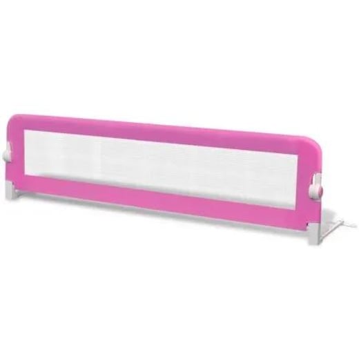 Toddler Safety Bed Rail 150 x 42 cm Pink vidaXL