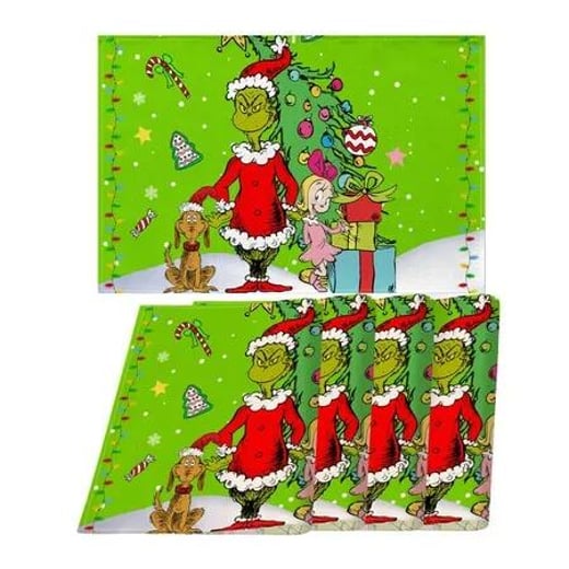 Merry Christmas Placemats Set of 4 Xmas Winter Holiday Believe Theme Party Place Mats for Home Kitchen Dining Table Crazy Sales