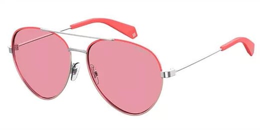 Polaroid PLD 6055/S Polarized 35J/0F Women’s Sunglasses Pink Size 59 Polaroid