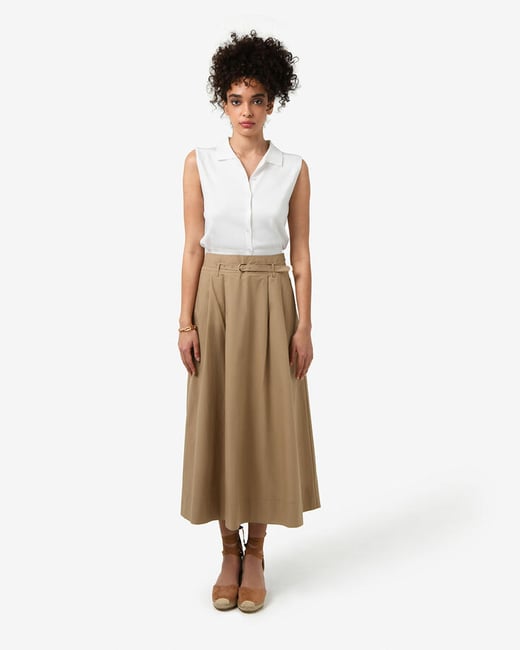 Willow Cotton Belted Skirt FORCAST