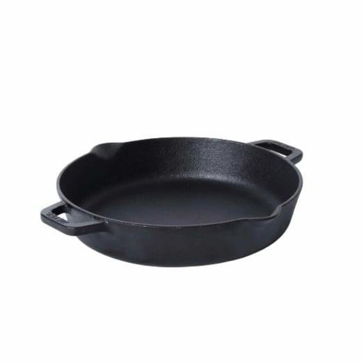 Meyer Pre-Seasoned Cast Iron Induction Double Handle Skillet 24cm Meyer