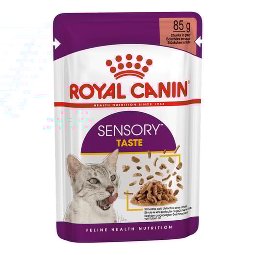 Royal Canin Sensory Taste In Gravy Adult Pouches Wet Cat Food 85 Gms 12 Pack Royal Canin