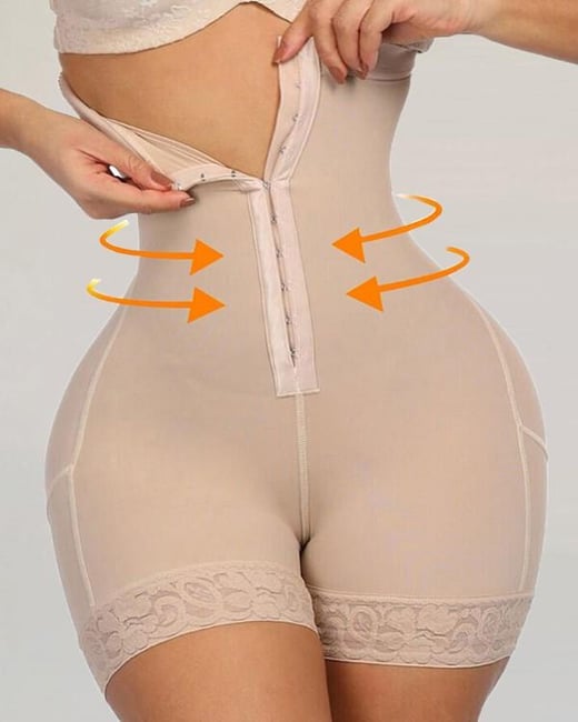Lace Butt Lifter Trainer Body Shapewear Slimming Underwear With Tummy Control Panties chicme