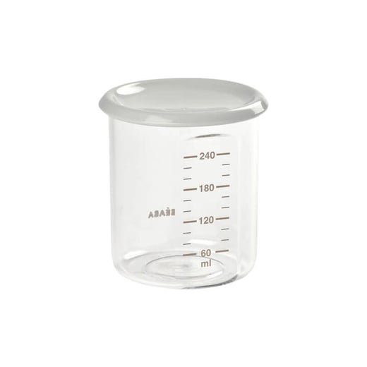 Maxi Portion Conservation Jar 240ml - Grey Beaba