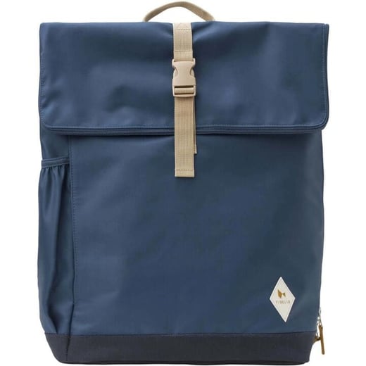 On-The-Go Parent Eco Laptop and Baby Backpack - Navy Fabelab