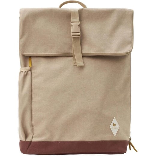 On-The-Go Parent Eco Laptop and Baby Backpack - Caramel Fabelab