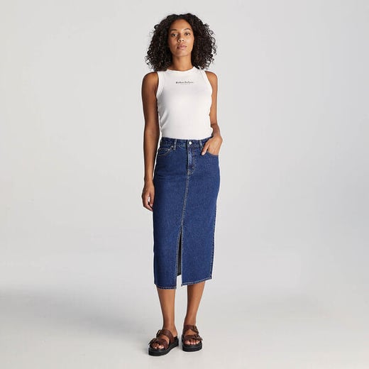 High Rise Midi Skirt Riders By Lee