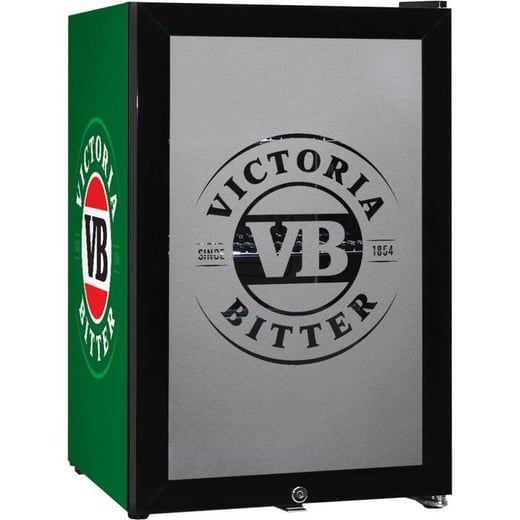 Npc Amusements Vb Branded Glass Door Bar Fridge With Cool Frosted Door Logo | Buy Online With Afterpay NPC AMUSEMENTS