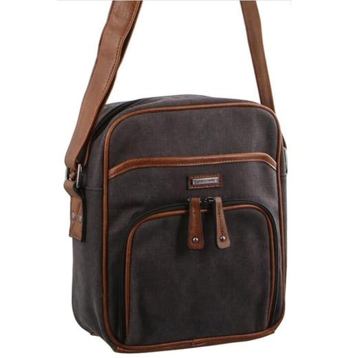 Pierre Cardin  Canvas Cross Body Messenger Bag | Buy Online With Afterpay PIERRE CARDIN