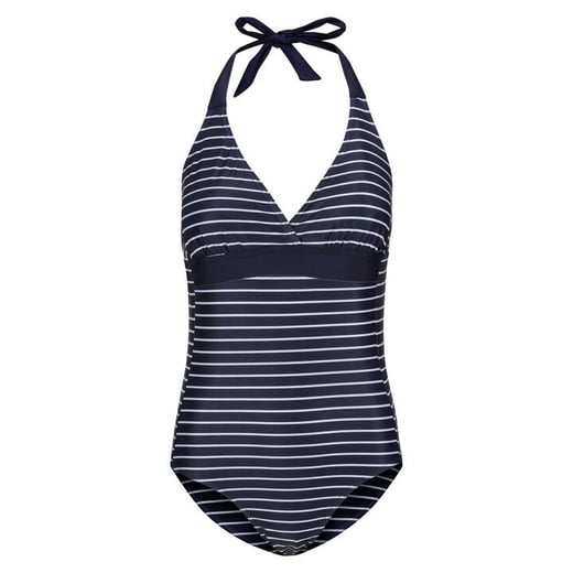 Regatta  Womens/ladies Flavia Ii Stripe One Piece Swimsuit | Buy Online With Afterpay REGATTA