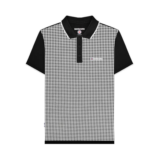 Lambretta Mens Gingham All-over Print Polo Shirt | Buy Online With Afterpay LAMBRETTA