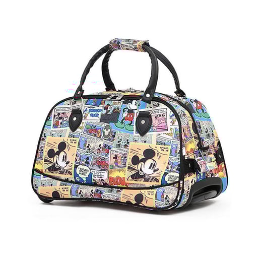 Disney  Wheel Rolling Bag Travel Hand Carry Suitcase Luggage Comic | Buy Online With Afterpay DISNEY