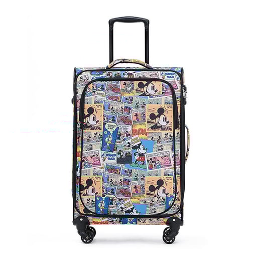 Disney  25" Trolley Checked Travel Suitcase Luggage Comic Character | Buy Online With Afterpay DISNEY