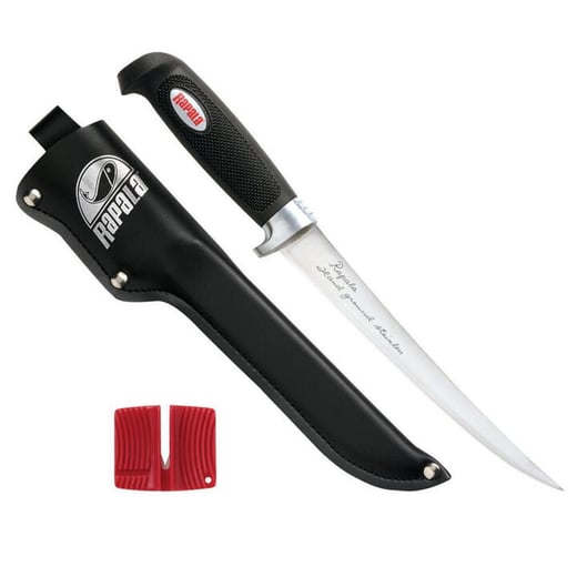 Rapala 9 Inch  Soft Grip Stainless Steel Fillet Knife With Sheath And Sharpener | Buy Online With Afterpay RAPALA