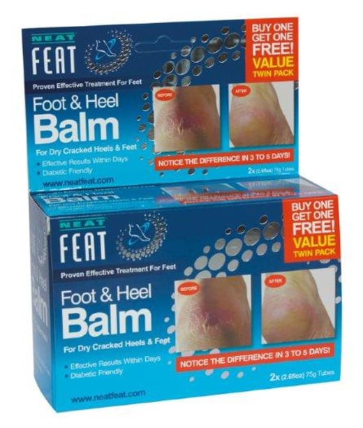 Neat Feat Foot & Heel Balm 75g X 2 Neat Feat