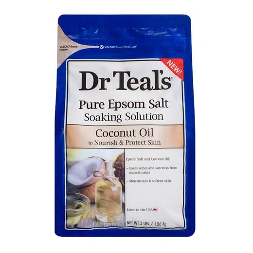 Dr Teal's Pure Epsom Salt Nourish & Protect - Coconut Oil 1.36kg Dr Teal's