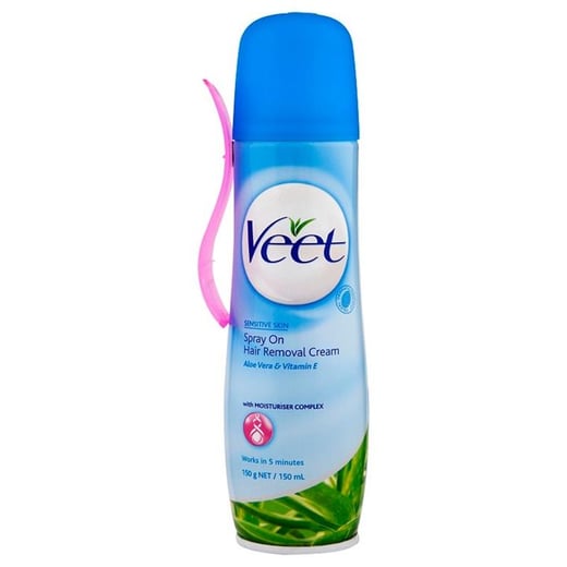 Veet Spray On Hair Removal Cream 150ml Veet