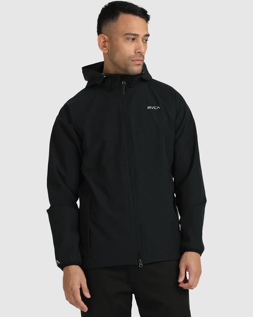 RVCA - Mens Va Windbreaker Windproof Jackets - Black - Size S RVCA