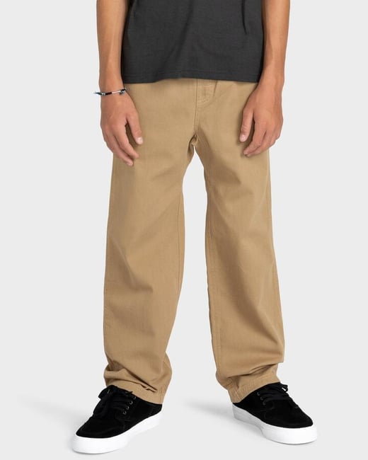 Element - Boys 10-16 Chillin Pants - Khaki - Size S/10 Element