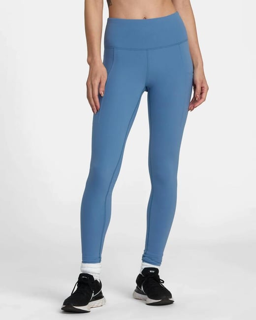 RVCA - Womens Va Essential Pocket Legging Ii - Coronet Blue - Size XL/14 RVCA