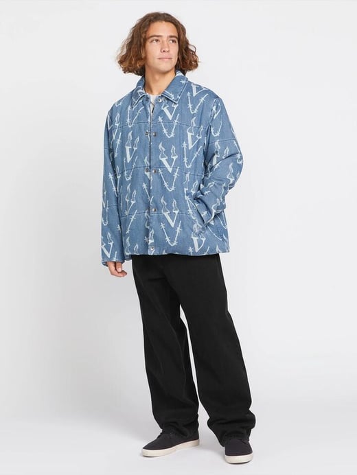 Volcom - Mens Billow Denim Jeans - Black - Size 40 Volcom