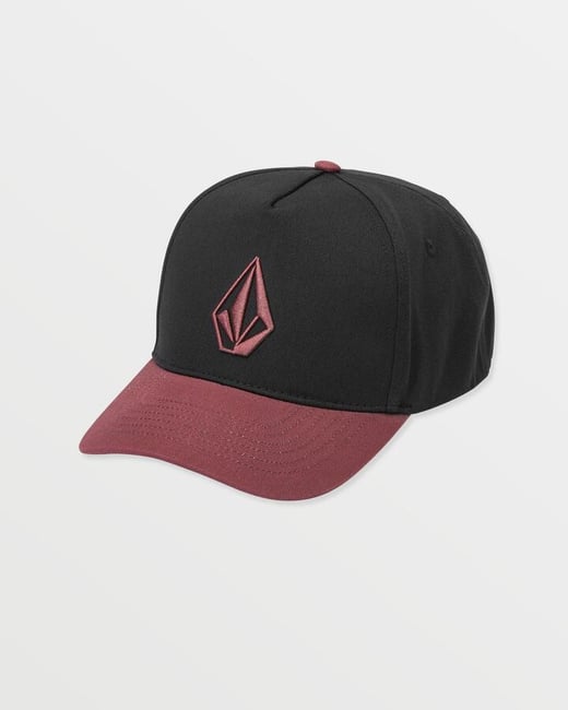Volcom - Mens Embossed Stone Baseball Cap - Merlot - Size 1SZ Volcom