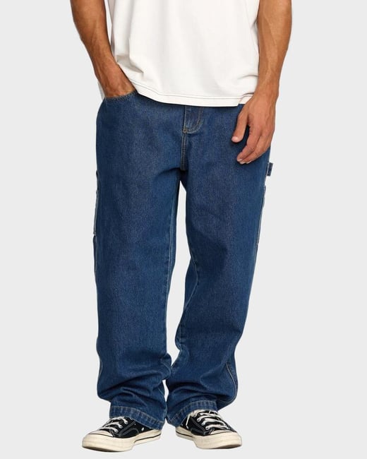 Billabong - Mens Bad Dog Elastic Waist Pants - Ocean Wash - Size 33 Billabong