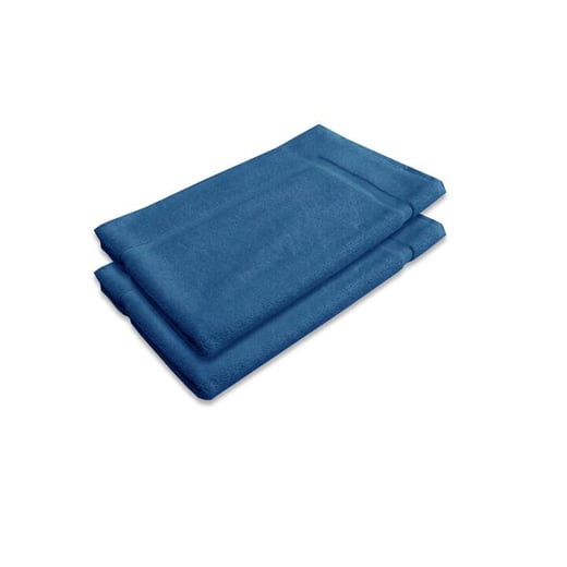 800GSM Set of 2 Cotton Bath Mat Blue Jewel Kings Warehouse