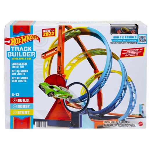 Hot Wheels Track Builder Unlimited Corkscrew Twist Kit Hot Wheels