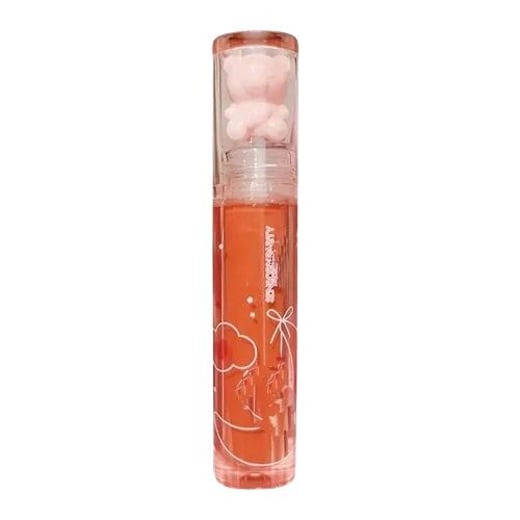 NNETM 6 Color Lip Gloss Cute Little Bear, Jelly Lips With Sparkling Light Dew Water, Long-lasting Stain Resistant NNE Living