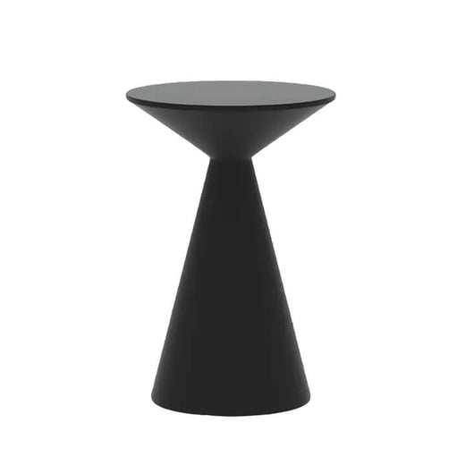 NNEOBA Elegance Defined: Handcrafted Round Metal Coffee Table in Small Black NNE Living