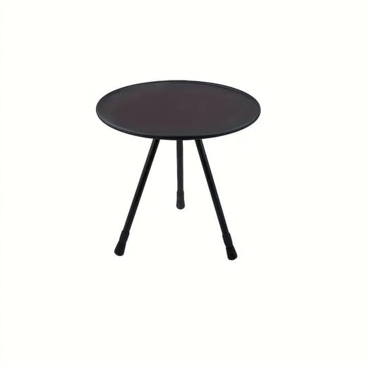 NNETM Adjustable Height Outdoor Aluminum Alloy Coffee Table - Black Round Casual Style NNE Living