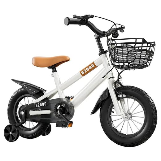 NNEOBA Kids Bike Bicycle for Girls Ages 3-7 Years with Training Wheels Basket Kids Bicycle NNE Living