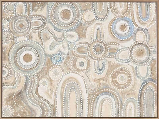 Yinaagang Neutral Canvas Art Print Urban Road