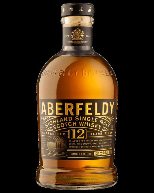 Aberfeldy 12 Year Old Single Malt Scotch Whisky (700mL) Aberfeldy Distillery