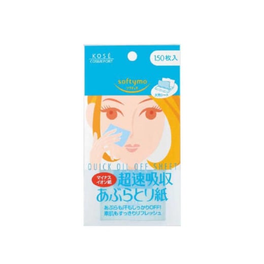 Kose - Softymo Quick Oil Off Sheet - 150pcs Kose