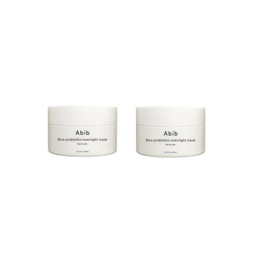 Abib - Rice Probiotics Overnight Mask Barrier Jelly - 80ml (2ea) Set Abib